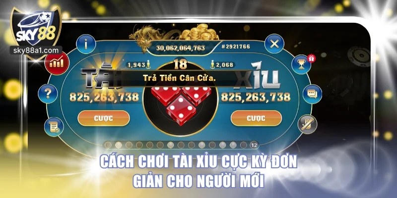 Cách chơi tài xỉu cực kỳ đơn giản cho người mới