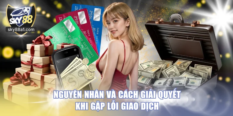 Nguyên nhân và cách giải quyết khi gặp lỗi giao dịch